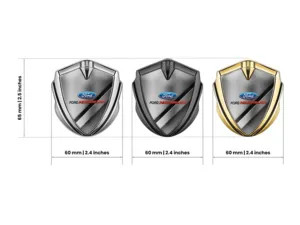 Ford 3d Emblem Badge Minimal Design Universal 3D